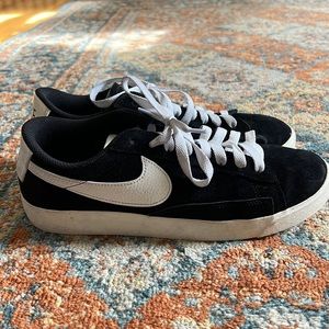 Nike Blazer Lows in Black and White - Women’s Size 9